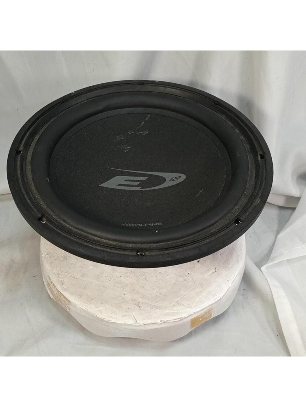 Alpine SWE-1243 12" Type-E Car Audio Subwoofer 1000W 4-Ohm Single Voice Coil Tes